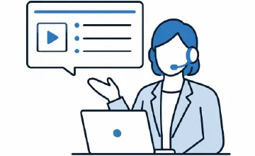 導入研修のイラスト